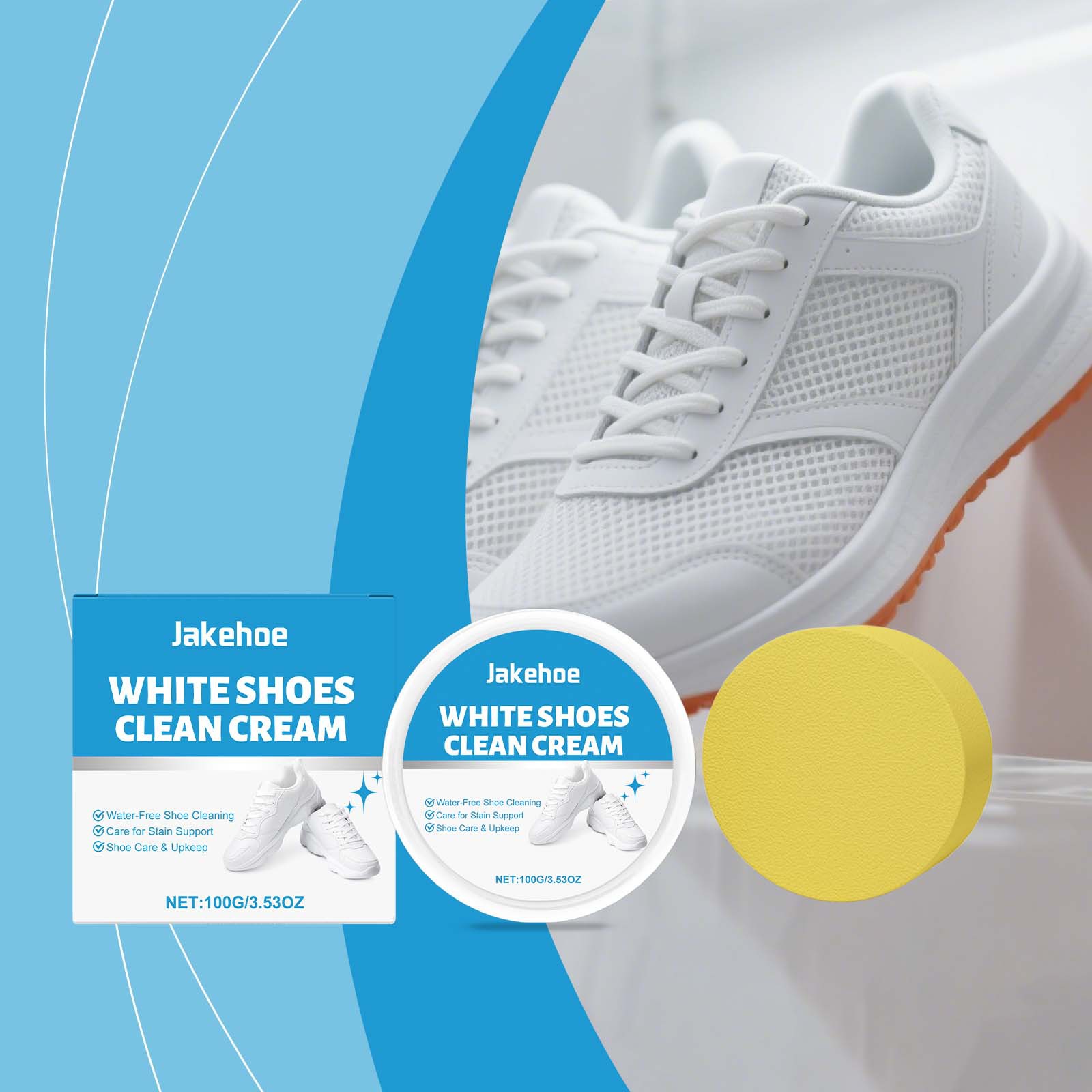 Крем для чистки белой обуви, с – обзор и цена Sneaker Care Whitener